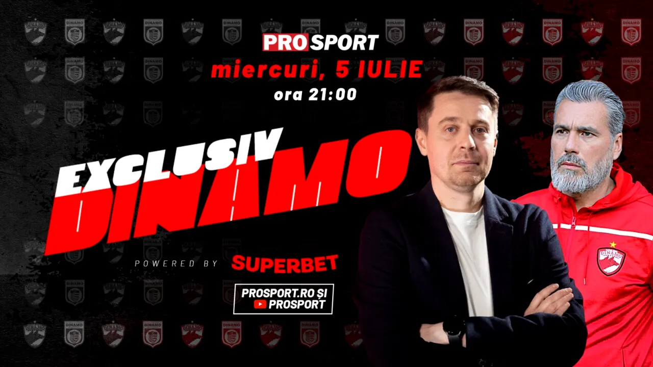 Ediție de poveste, miercuri, la EXCLUSIV DINAMO! Justin Maximilian, fost preot și suporter înfocat al „câinilor”, invitatul lui Cătălin Mureșanu