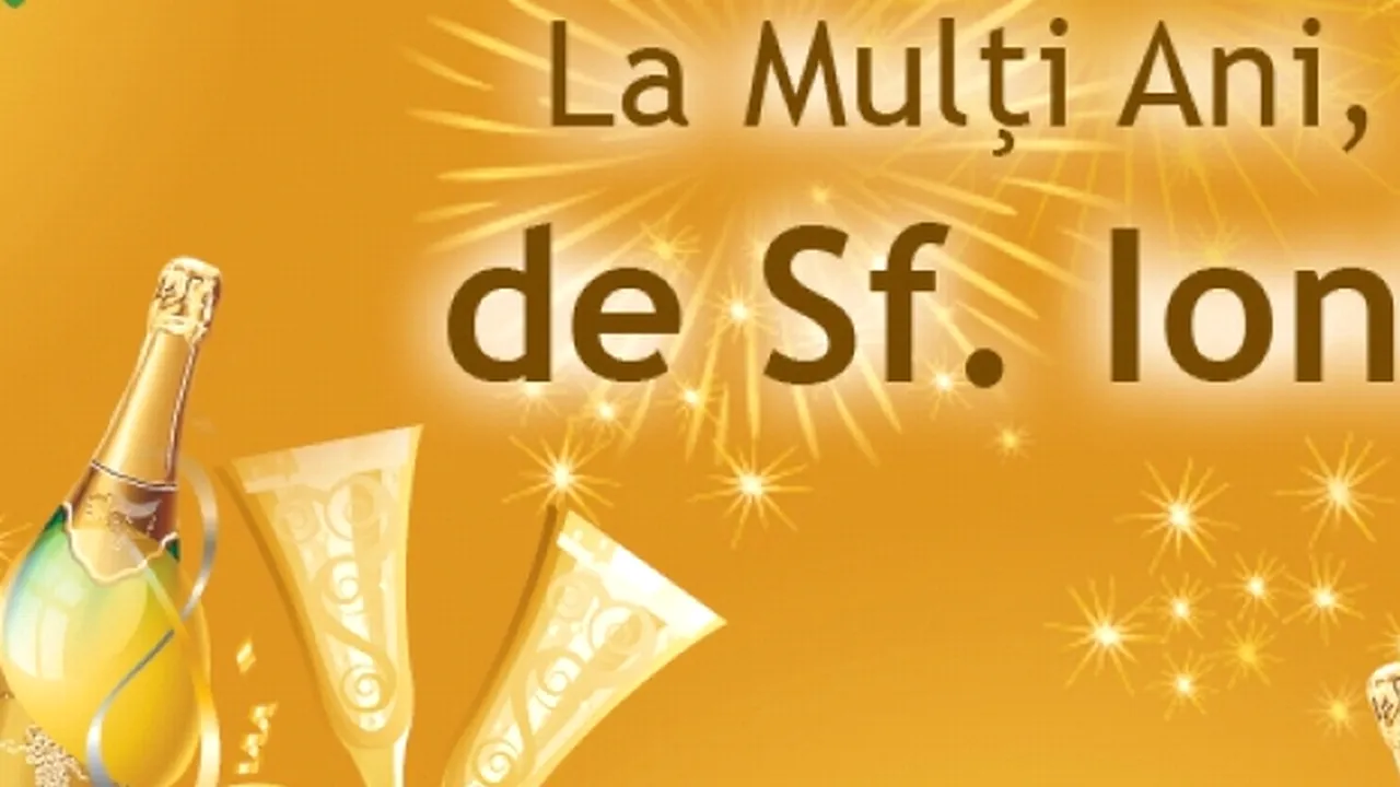 Sfântul Ioan se sărbătorește marți. Câți români își sărbătoresc onomastica 