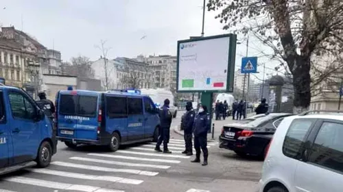 FOTO | Alerta cu bombă la Curtea de Apel București a fost falsă. Polițiștii îl caută pe cel care a dat apelul la 112