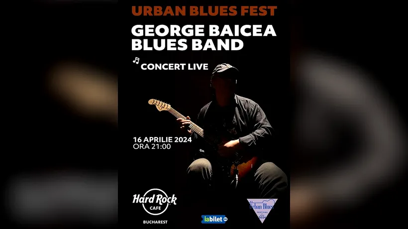 Concert George Baicea Blues Band pe 16 aprilie, la Hard Rock Cafe
