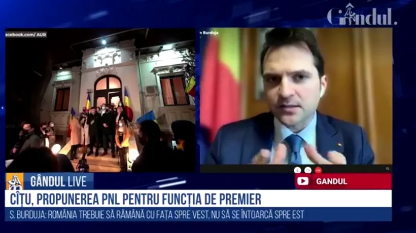 Vicepreședintele PNL, Sebastian Burduja, la GÂNDUL LIVE: „Florin Cîtu este o propunere foarte bună. Cunoaște situația economică și guvernamentală a țării/ Opoziția e una complicată”