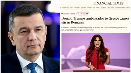 Surse Financial Times confirmă afirmațiile ambasadoarei americane în Grecia cu privire la România. Publicația menționează că nu există dovezi clare referitoare la ingerințe americane în demiterea guvernului Bolojan