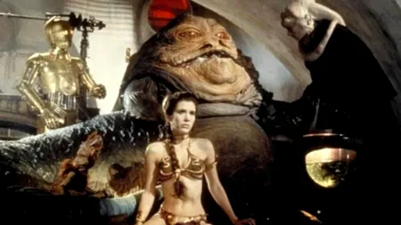 Costumul de sclavă al prințesei Leia din „Războiul stelelor