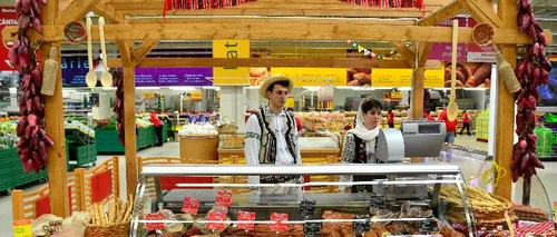 Produsele alimentare tradiționale ar putea fi găsite pe rafturi speciale în hipermarketuri