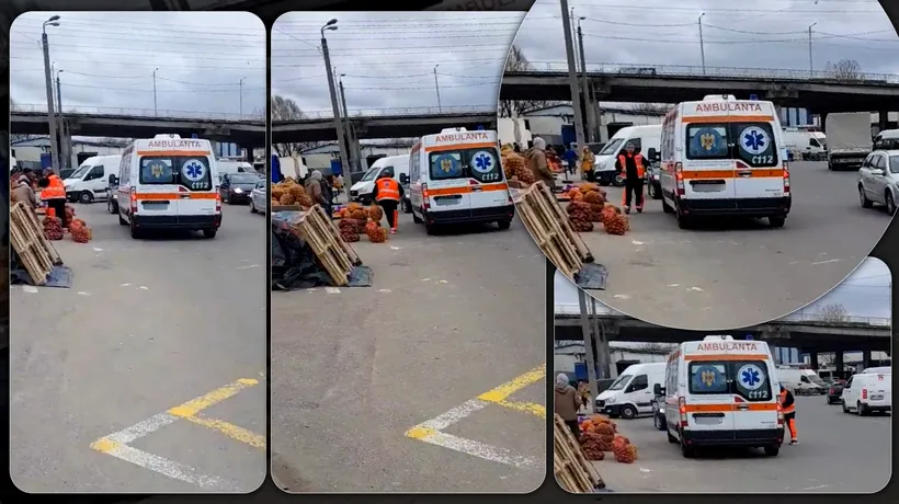 IAȘI: Ambulanță folosită pentru a transporta cartofi. Autoritățile au demarat o anchetă