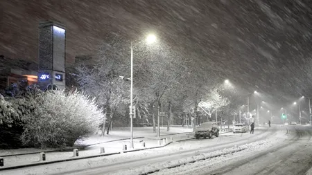 Prognoza meteorologică pentru 29 noiembrie - 30 noiembrie 2024. A fost emis COD GALBEN de ninsori