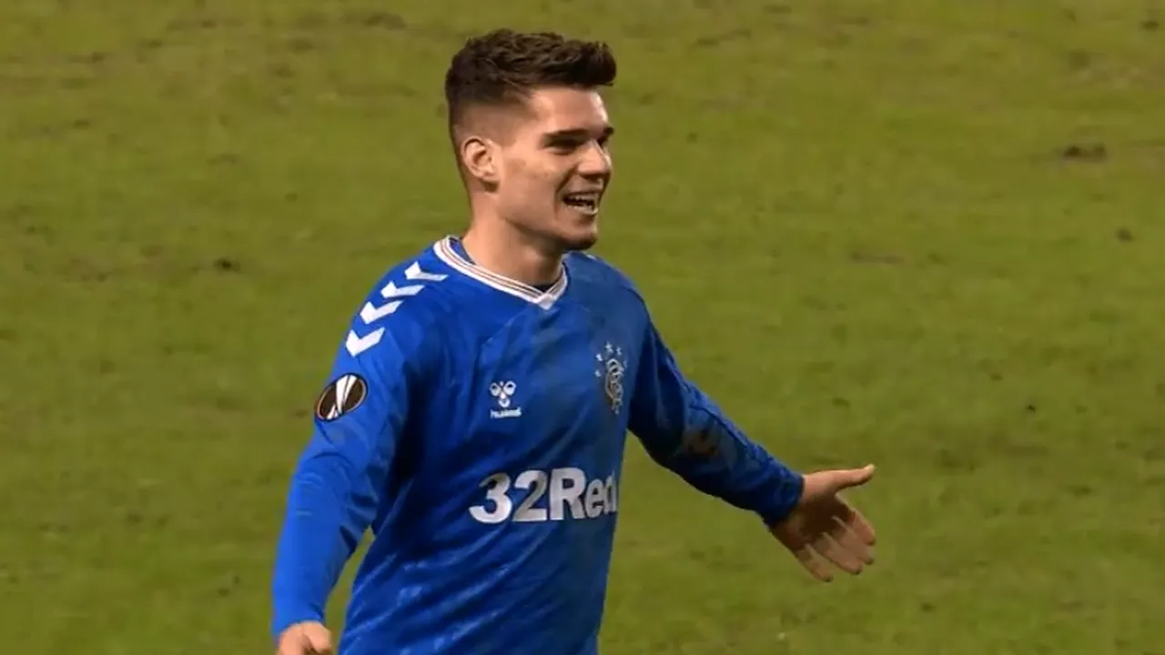 Ianis Hagi, un nou moment magic la Glasgow Rangers. Victorie și calificare în Europa League