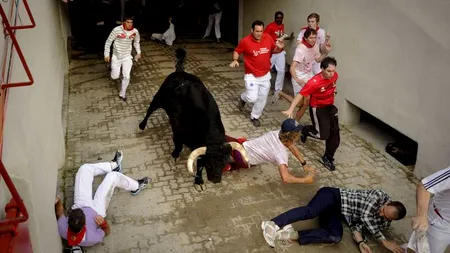 GALERIE FOTO. Cursa de tauri de la Pamplona a făcut noi victime