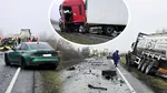 Sașe oameni au murit în urma unui accident deosebit de grav produs în Timiș pe drumul european E70