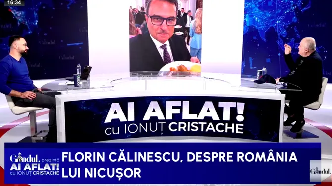 Florin Călinescu, despre povestea MĂMĂLIGII de la Cotroceni: „S-a adunat mămăligă la țara asta de mămăligari”