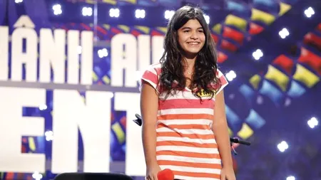 ROMÂNII AU TALENT. Adolescenta care ridicat sala în picioare cu vocea ei puternică 