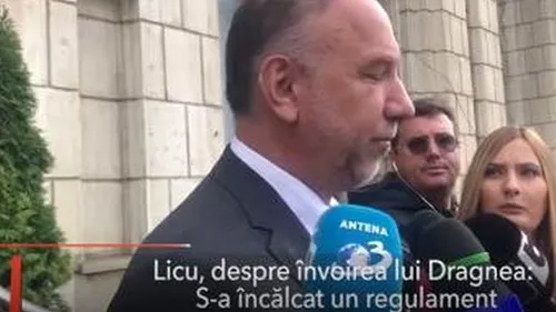 Licu, despre  permisia lui Dragnea: S-a încălcat un regulament 