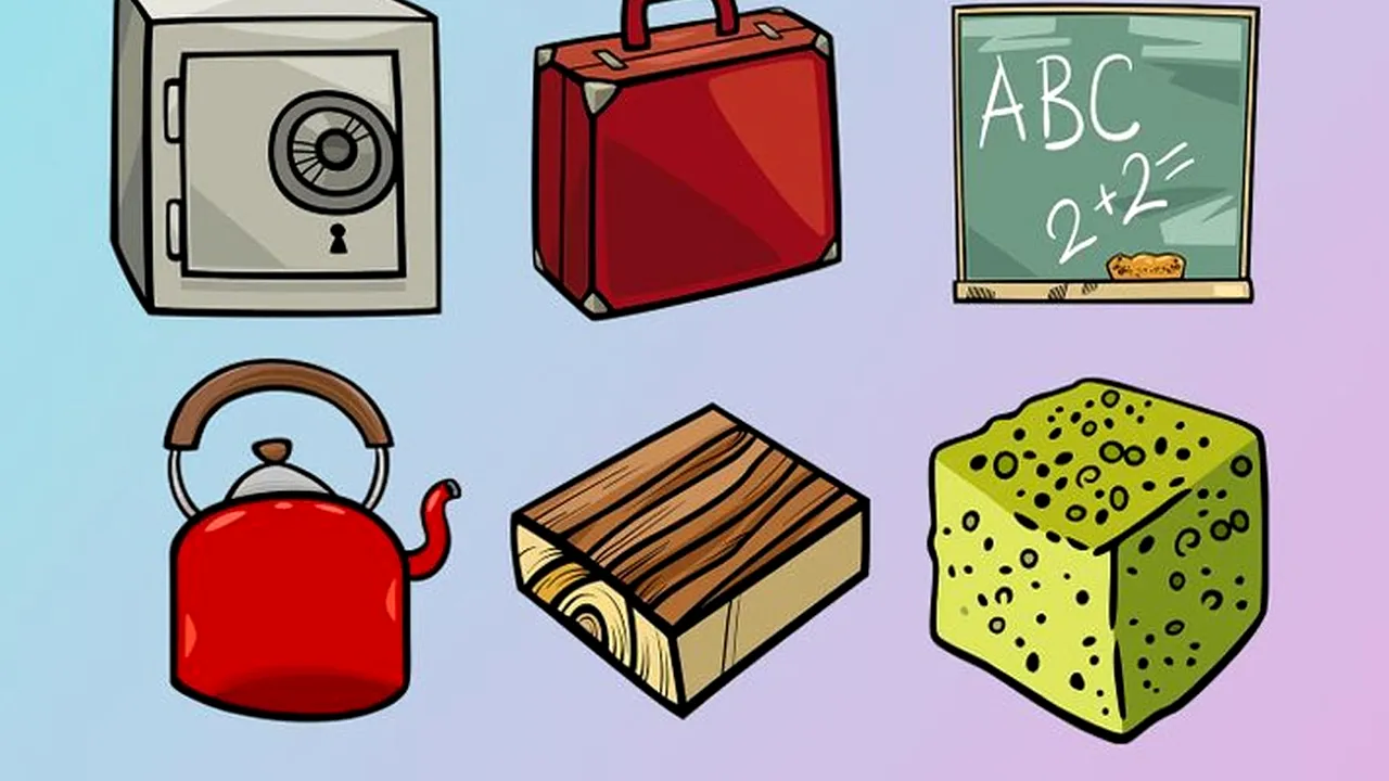 Test de perspicacitate | Care dintre cele 6 obiecte este diferit de celelalte?