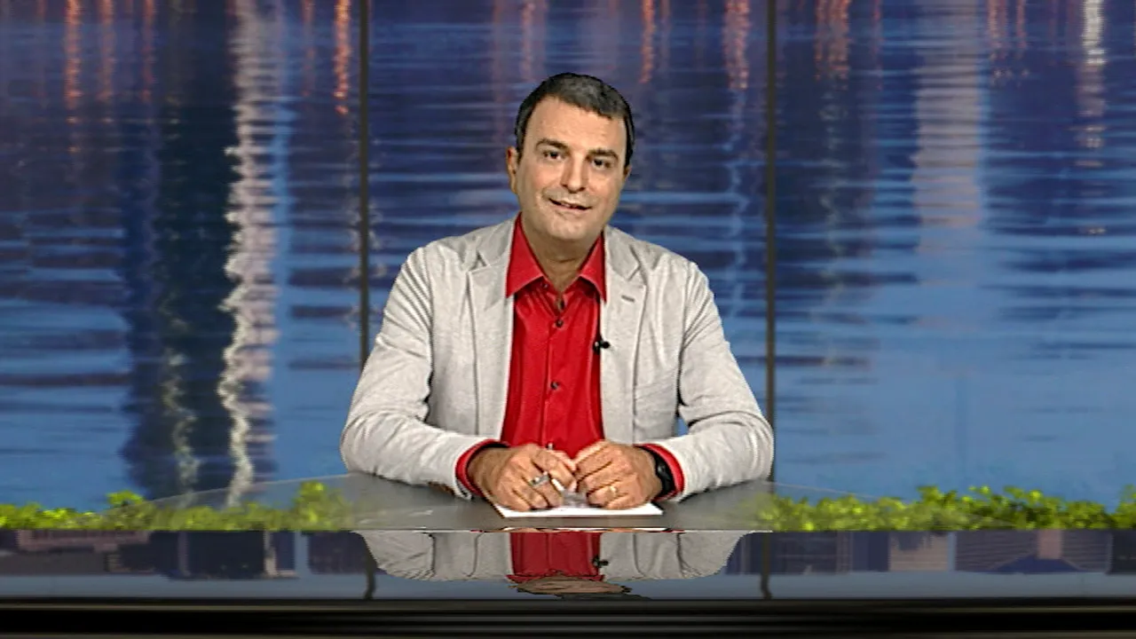 Lucian Mîndruță prezintă și interpretează știrile zilei. De astăzi, zilnic, la 