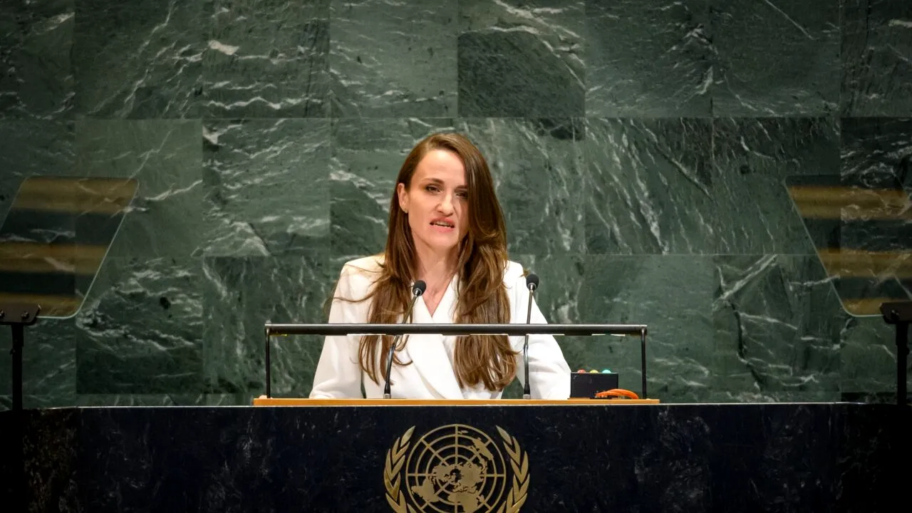 Oana Țoiu, intervenție în plenul Adunării Generale a ONU. Ce subiecte a atins ministrul de Externe al României