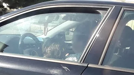 Poliția caută o șoferiță de Audi după ce această imagine a fost luată pe cea mai aglomerată stradă din Alba Iulia