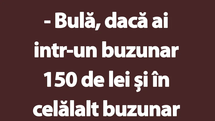 BANC | Bulă și problema de matematică