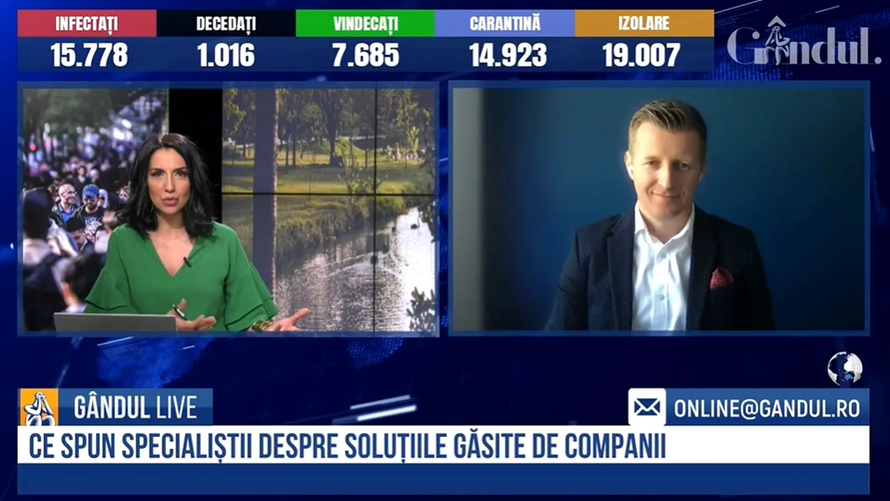 GÂNDUL LIVE. Afaceri în vremea pandemiei. Trainer: Mulți ani antreprenorii și-au condus afacerea punând mizeria sub preș și a venit Covid-ul și a ridicat preșul. / 2020 va fi despre supraviețuire