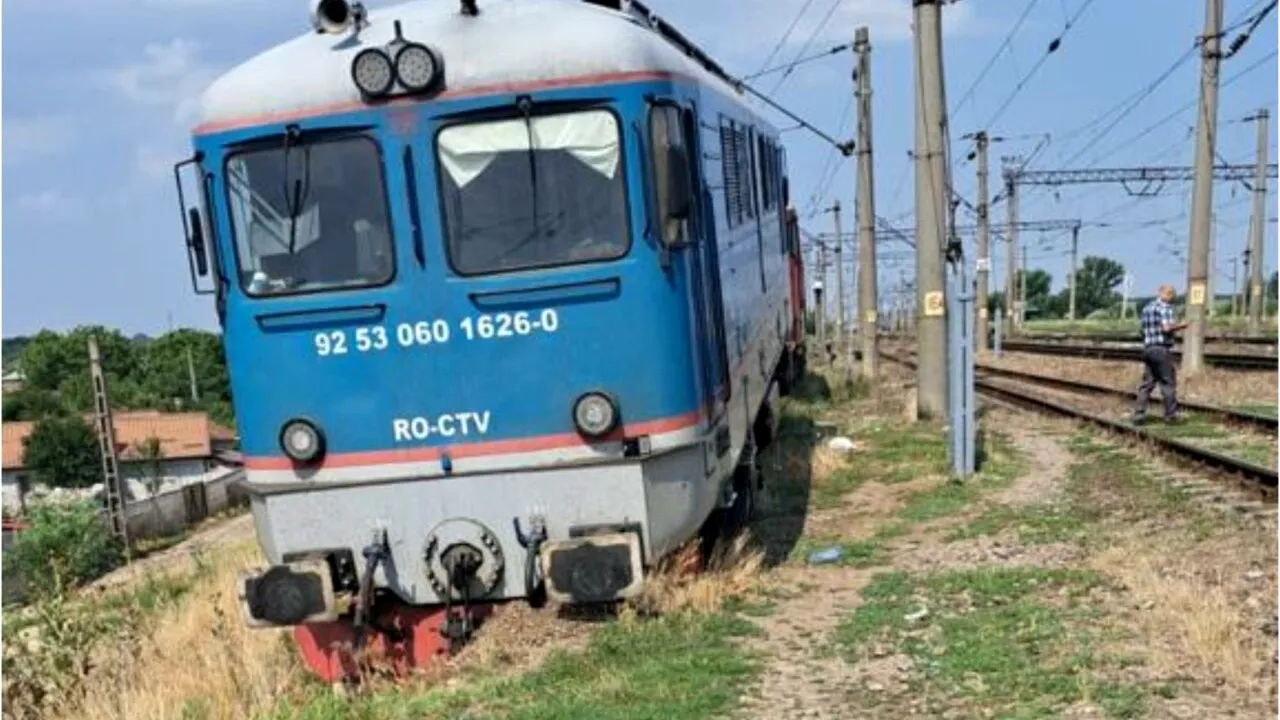 Un nou accident feroviar s-a produs în aceeași stație unde un tren de călători a lovit un marfar în luna martie