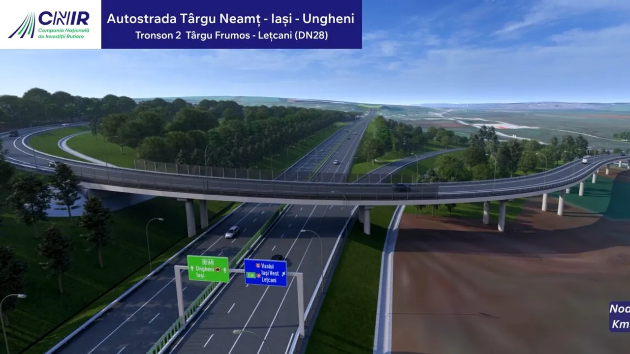 A fost desemnat câştigătorul pentru construirea tronsonului 2 Târgu Frumos-Lețcani al Autostrăzii A8. Ce valoare are oferta câștigătoare