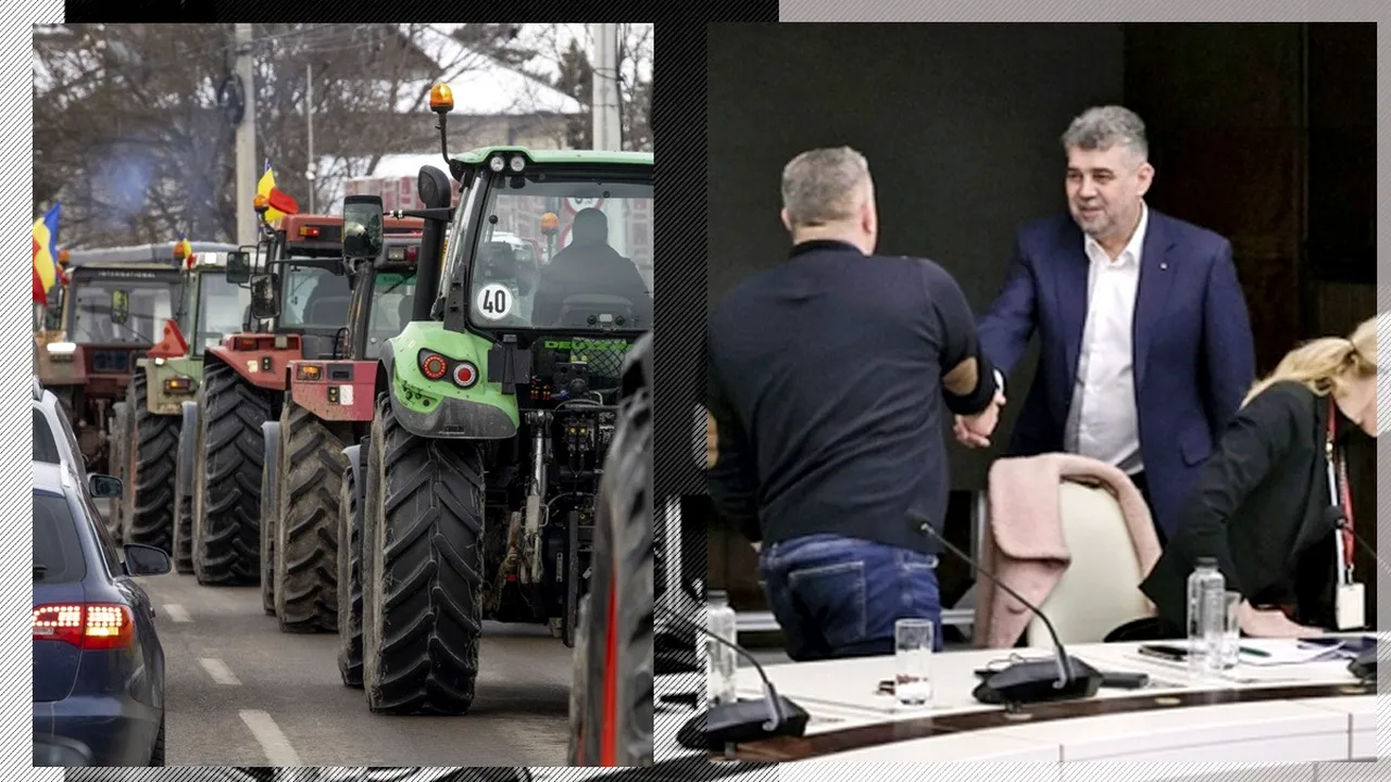 Revolta fermierilor și transportatorilor încetează. Guvernul a făcut pace cu protestatarii. PACTUL va fi publicat luni în Monitorul Oficial