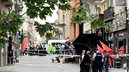 Un șofer a intrat cu duba într-o terasă din Bruxelles