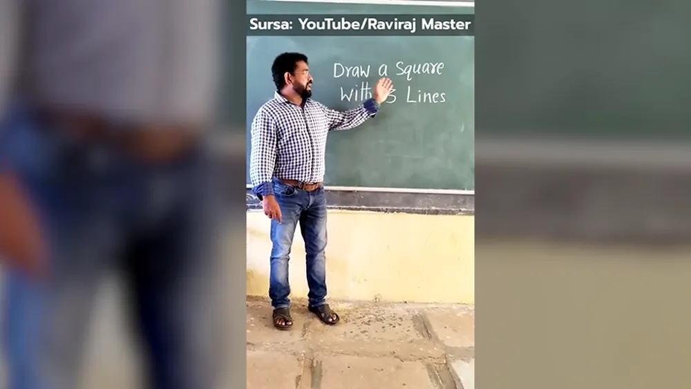 Un profesor de matematică le-a cerut elevilor să rezolve o problemă aparent simplă, însă doar un singur copil a reușit să o rezolve