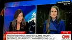 Ce rămâne după participarea României la Davos? Prezența Oanei Țoiu la CNN, cel mai mare dușman mediatic al președintelui Trump. Burtiera din timpul emisiei pare să înfigă și ultimul cui în coșciugul relației România-SUA