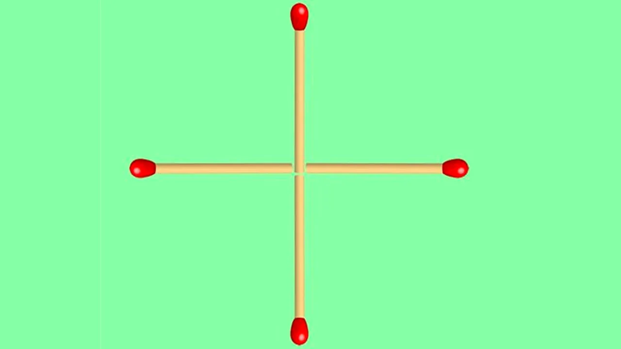 Test IQ exclusiv pentru GENII | Mutați un singur băț de chibrit, pentru a forma un pătrat! PS: Da, se poate!