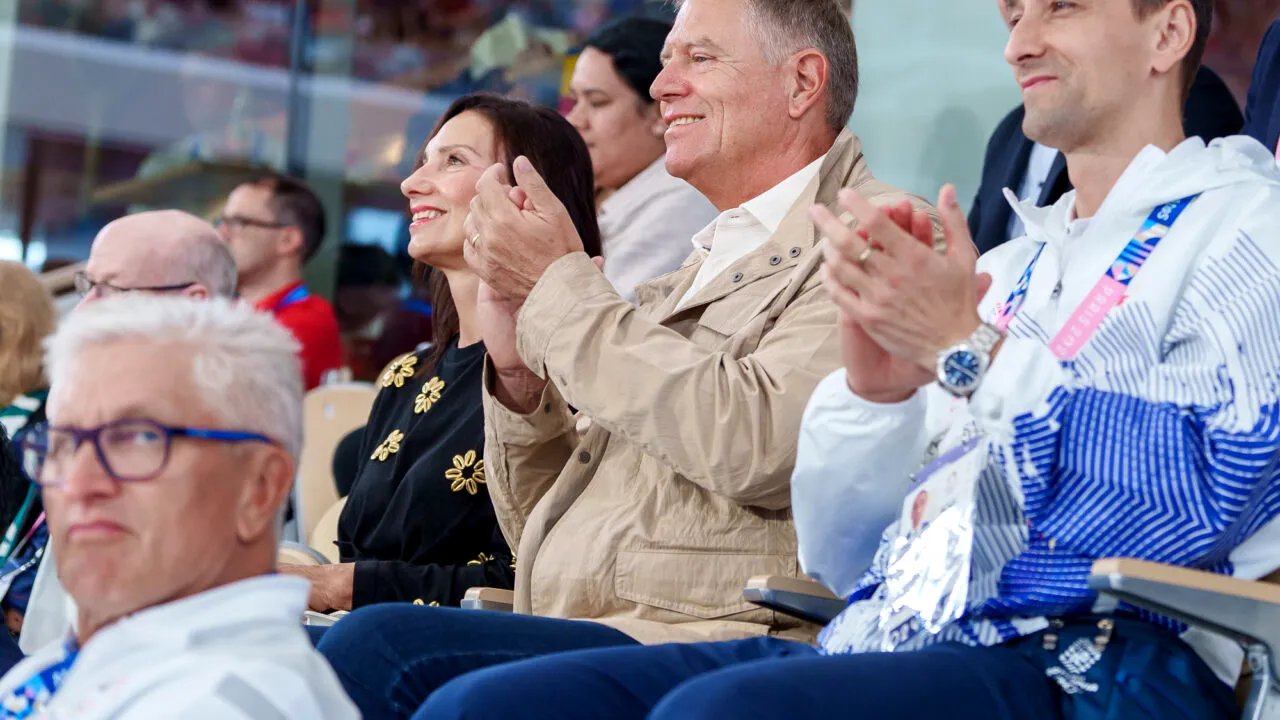 Klaus și Carmen, SUPORTERI casual ai olimpicilor români