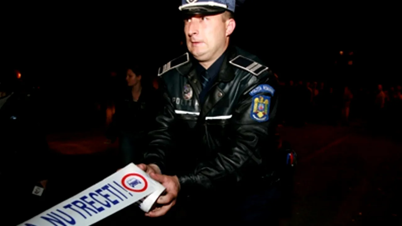 Un ieșean beat a furat o autoutilitară și a avariat 23 de mașini parcate