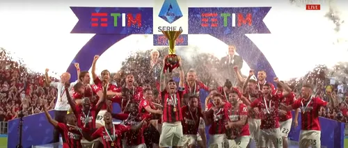 AC Milan a cucerit primul său titlu în Serie A după 11 ani de pauză