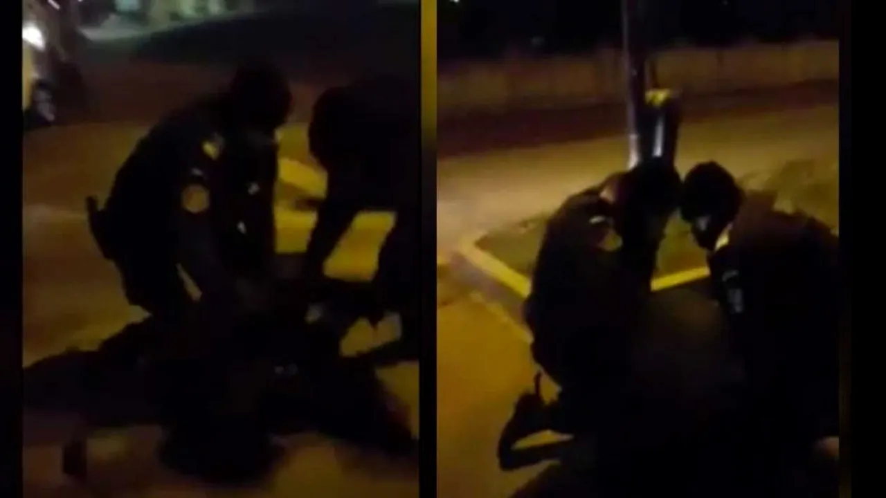 Ofițer în rezervă al Armatei Române, pus la pământ de jandarmi pentru că nu purta mască! „Dacă vreți să ne batem, ne batem, nicio problemă!”