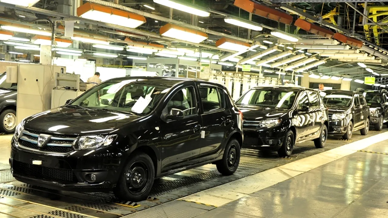 Afacerile Dacia în 2012, în scădere, dar profitul net a urcat ușor