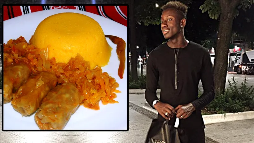 Ce s-a întâmplat după ce acest italian cu origini ghaneze a mâncat SARMALE, pentru prima dată, în România