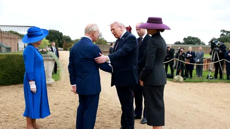Donald Trump, întâmpinat de regele Charles la WINDSOR