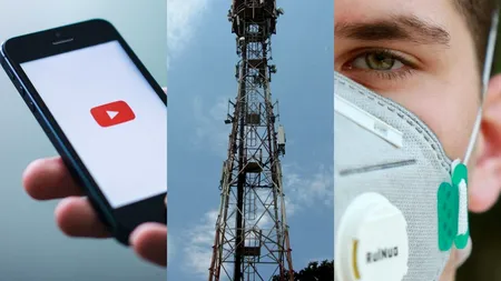YOUTUBE elimină conținutul care promovează „legătura” dintre tehnologia 5G și pandemia de coronavirus. Mai mulți stâlpi de telecomunicații au fost deja INCENDIAȚI în Marea Britanie