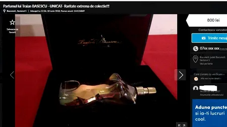 Obiecte unicat ale lui Băsescu, Năstase și Iliescu, de vânzare pe OLX