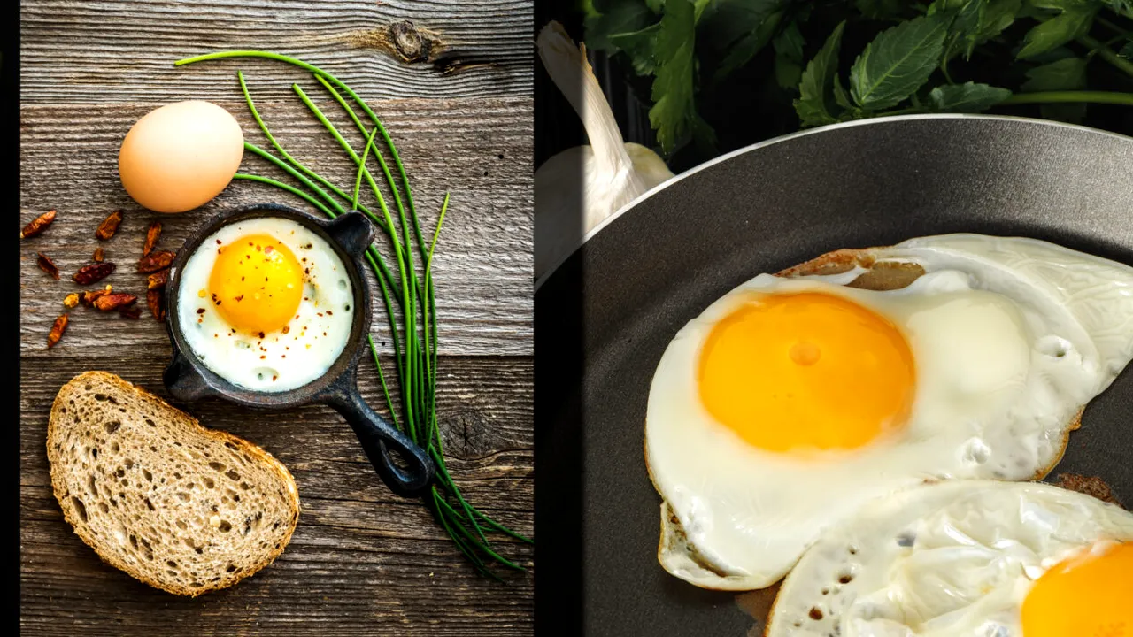Ce să adaugi în tigaie, atunci când prăjești ouă, pentru ca preparatul să nu se mai lipească, iar gălbenușul să fie moale. Tehnica a devenit virală