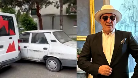 Nelson Mondialu, revoltat de prezența unei mașini Dacia, abandonată de 7 ani într-o parcare din Cluj: 