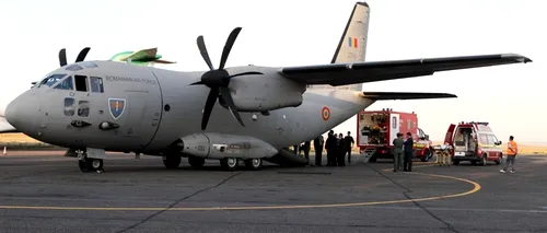 Un avion militar pleacă sâmbătă la Kiev pentru a aduce în București răniți în conflicte