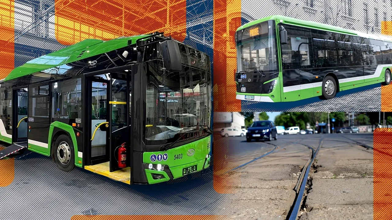 EXCLUSIV | Ce planuri are STB în 2024. Daniel Istrate, director general: „Vin troleibuze noi și cele 100 de autobuze electrice, și vom schimba șinele”