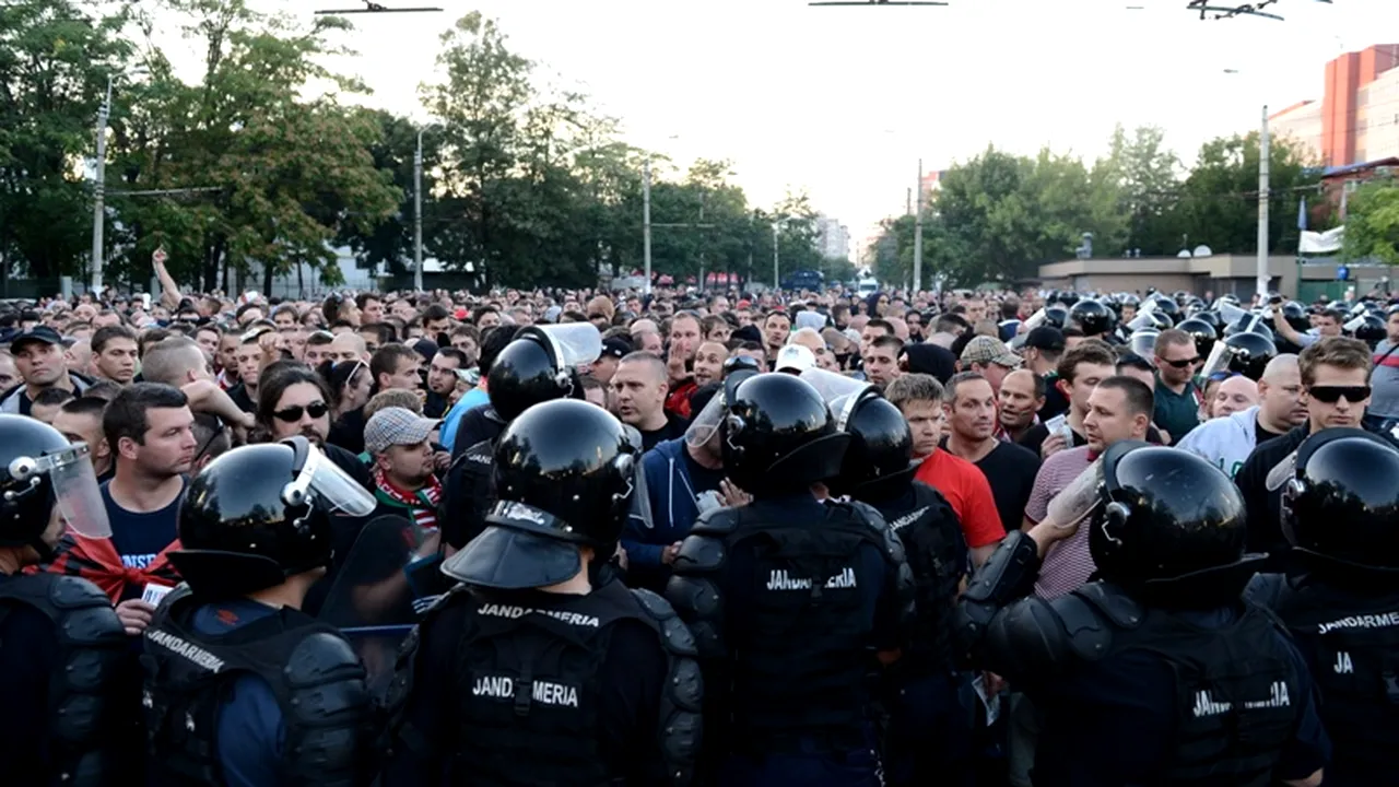 ROMÂNIA - UNGARIA LIVE. Peste 12.000 de jandarmi și polițiști, mobilizați pentru meci. Suporterii unguri, duși direct la stadion, cu 15 autobuze RATB