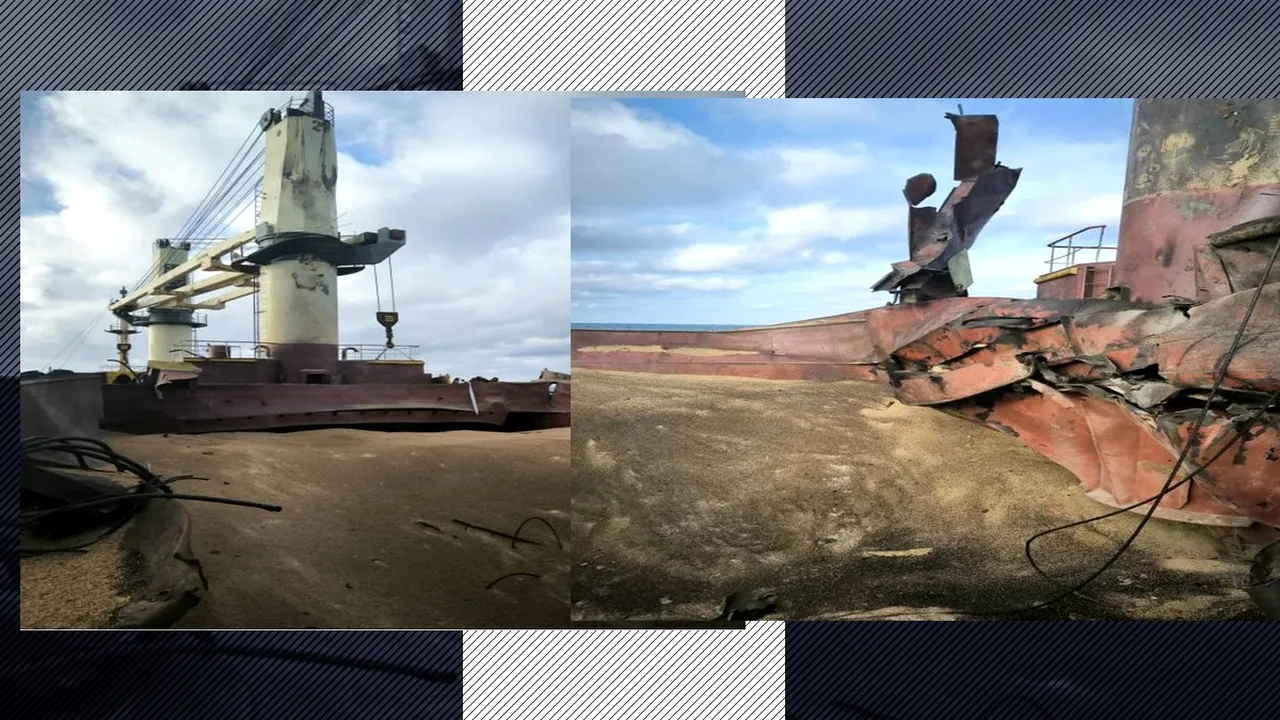 A început vânătoarea de grâne. Un cargou cu cereale ucrainene a fost lovit de o RACHETĂ rusească 