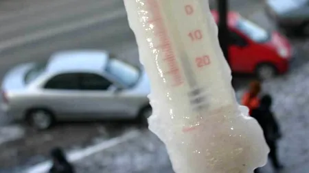 La baza Pasului Tihuța s-au înregistrat minus 7,2 grade Celsius