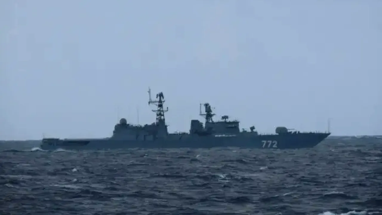 Provocare periculoasă în Marea Nordului. O navă de război rusească a efectuat exerciții cu muniție reală lângă coastele Marii Britanii