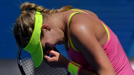 Eugenie Bouchard, tulburată de jocul Irinei Begu. 