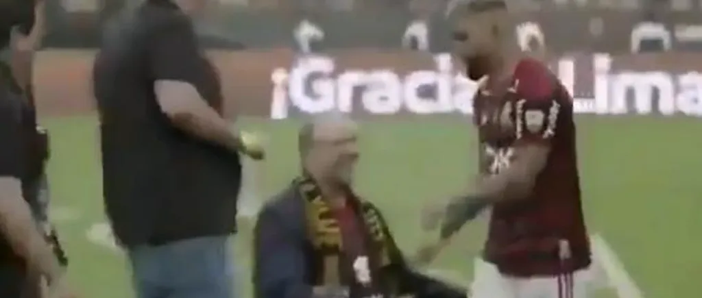 VIRAL: Guvernatorul din Rio de Janeiro a îngenuncheat în fața unui jucător după finala Copei Libertadores- VIDEO