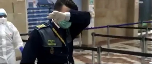 COVID 19. Măsuri drastice pentru dezinfectarea polițiștilor de frontieră. Scene dramatice pe aeroport!