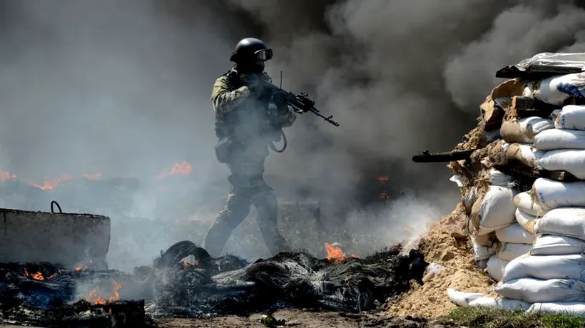 CRIZA DIN UCRAINA. Rebeli proruși au atacat aeroportul din Lugansk